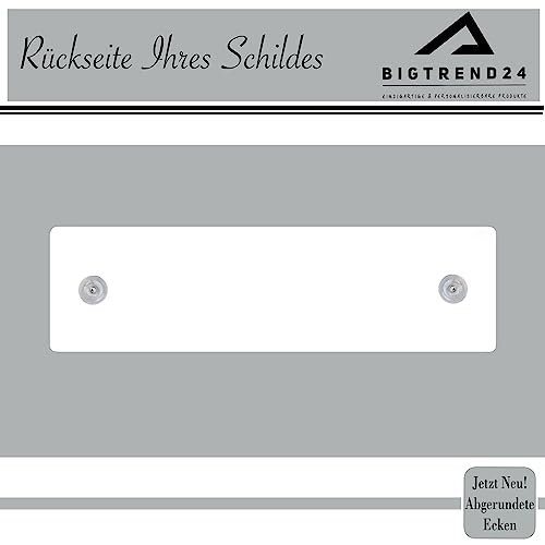 Hinweis Schild Saugnapfschild Wunschtext, THW, Wasserwacht Blau 200x50 mm…