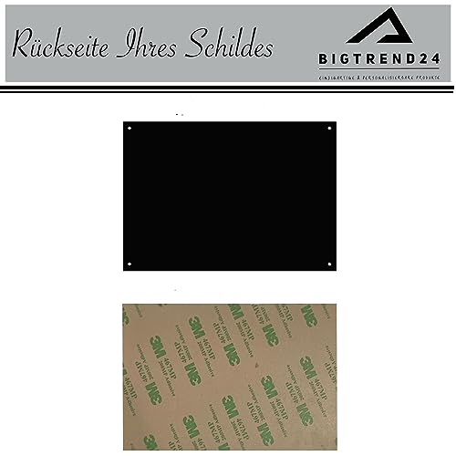 Hinweis Schild - Vorsicht Dachlawinen-Gefahr - Warnschild aus Kunststoff - Graviertes Schild in verschiedenen Größen