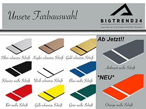 Klingelschild Türschild Blumen Motiv Briefkastenschild Namensschild Gravur Selbstklebend Wetterfest
